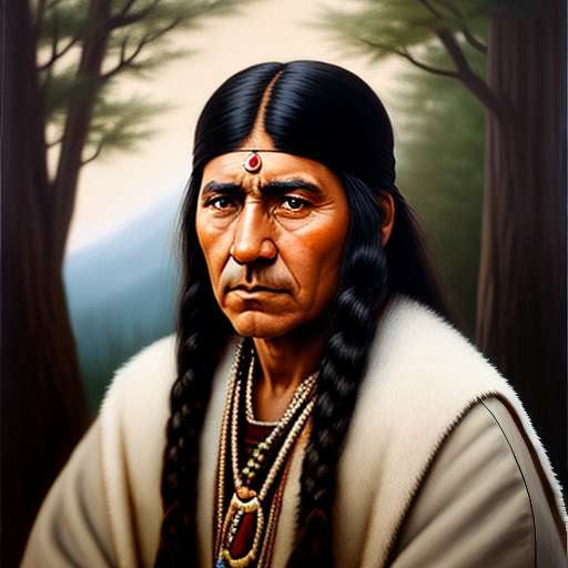Native American Portrait Midjourney Prompt - Socialdraft