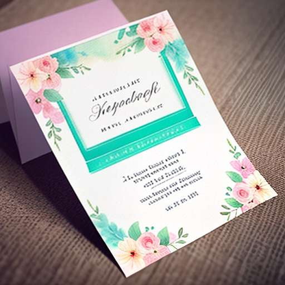 Feminine Midjourney Appointment Cards – Customizable and Whimsical - Socialdraft