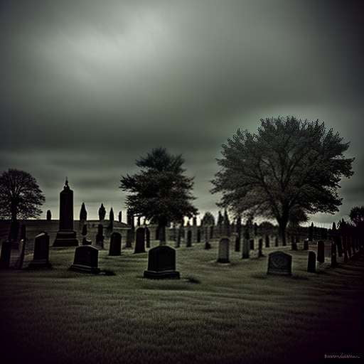 Haunted Cemetery Midjourney - Customizable Spooky Scene Prompt - Socialdraft
