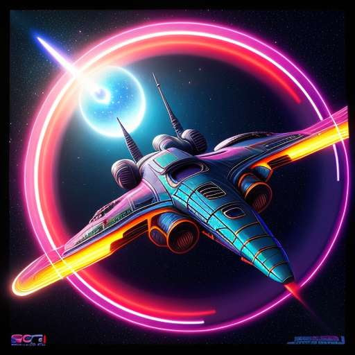 Customizable Midjourney Prompts: Create Your Own Retro Space Starships - Socialdraft
