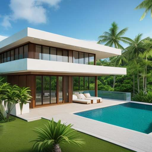 "Custom Midjourney Prompts for Luxury Tropical Villas" - Socialdraft