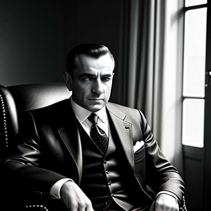 Mafia Boss Portrait Midjourney Prompt for Custom Art Creation - Socialdraft