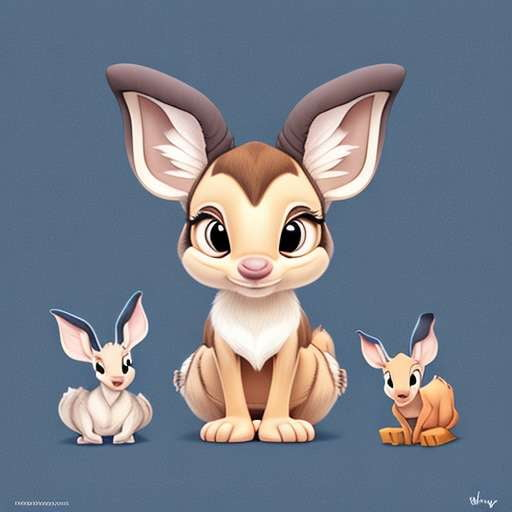 Custom Midjourney Prompts: Realistic and Cute Disney Animals - Socialdraft