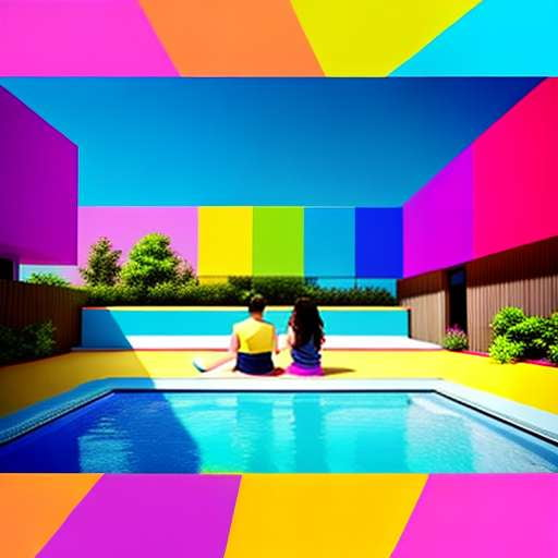 "Customizable Playful Love Pool Midjourney Image Prompt" - Socialdraft