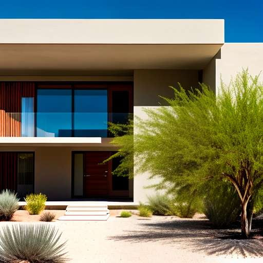 Desert Dream Home: Customizable Midjourney Prompt for Straw Bale House Design - Socialdraft