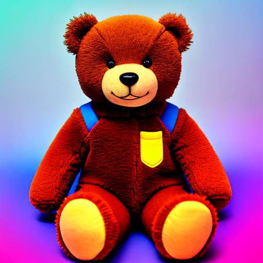 Teddy Bear Jumpsuit Midjourney Prompt - Adorable Animal Onesie Design - Socialdraft