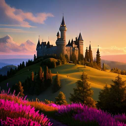 "Fairytale Sunset" Midjourney Prompt - Create Your Own Magical Sunset In Minutes! - Socialdraft