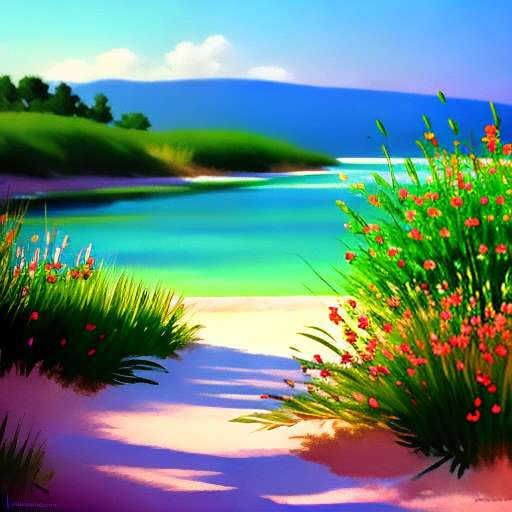 "Beach Daydreams" Customizable Midjourney Prompt for Imaginative Art Inspiration - Socialdraft