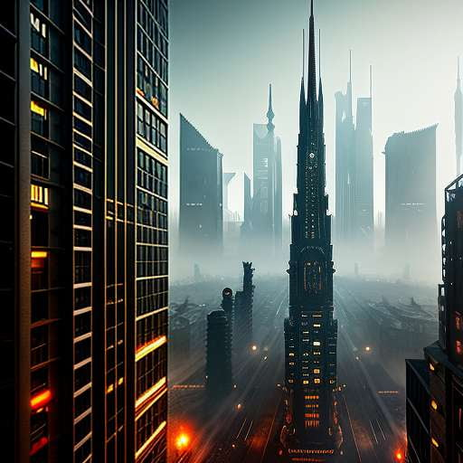 Steampunk Dystopia Midjourney Prompt: Create Your Own Cyberpunk Cityscape - Socialdraft