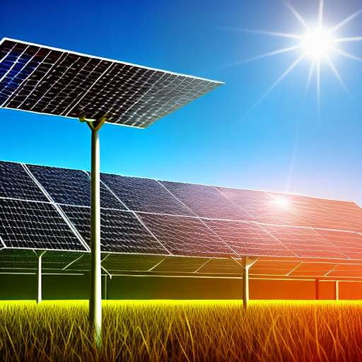 Solar Power Farm Midjourney Creation: Stunning Solar Panels and Green Energy Fields - Socialdraft