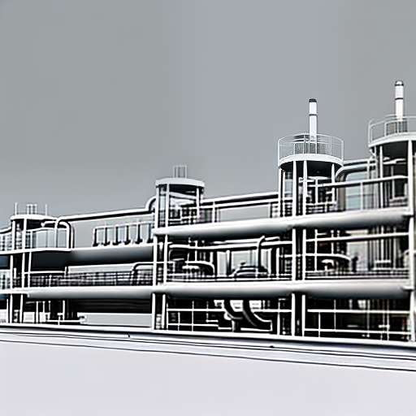 Chemical Plant Process Flow Diagram Midjourney Prompts for Image Generation - Socialdraft