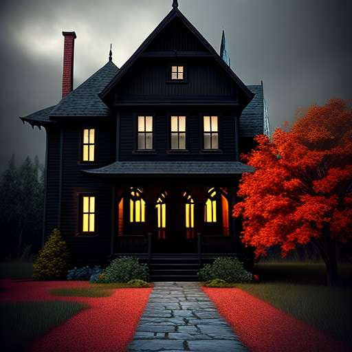 Midjourney Witching Hour House Prompt: Create Your Own Haunted Home - Socialdraft