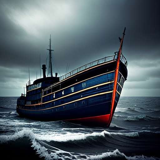 Haunted Vessel Midjourney Image Prompt for a Spooky Atmosphere - Socialdraft