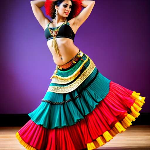 Spanish Fusion Belly Dancing Midjourney Prompts - Socialdraft