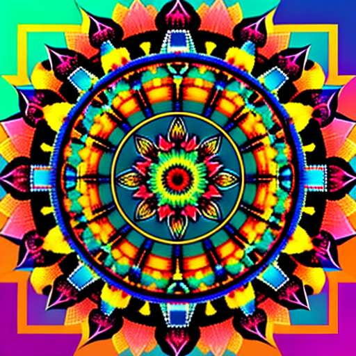 Mexican Mandala Midjourney Prompt: Create Stunning Digital Art Inspired by Traditional Mexican Mandalas - Socialdraft