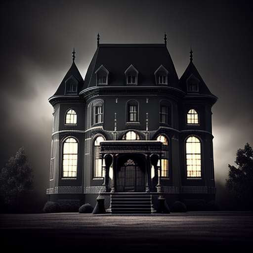 "Haunted Parlor" Midjourney Prompt - Customizable Text-to-Image for Spooky Decor Ideas - Socialdraft