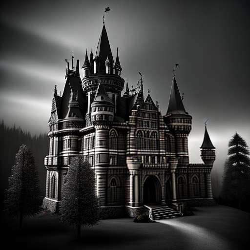 Midjourney Creepy Castle Prompt For Customizable Text To Image Creatio