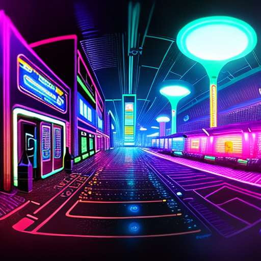 "Nightlife in the Cyberpunk City" Midjourney Prompt - Socialdraft