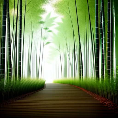 Bamboo Grove Midjourney Prompt: Create an Enchanting Forest Scene - Socialdraft