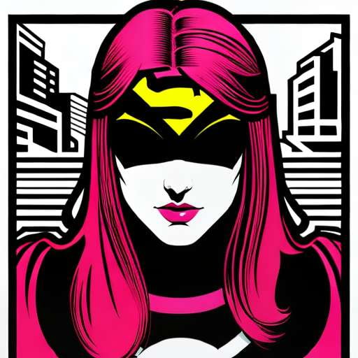 DC Superhero Glamorous Female Portrait Midjourney Prompt - Socialdraft