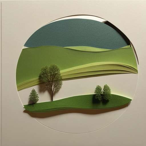 Creative Midjourney Prompts for Custom Paper Art Landscapes - Socialdraft