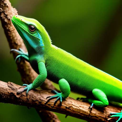 Rainforest Lizard Midjourney Image Prompt - Socialdraft