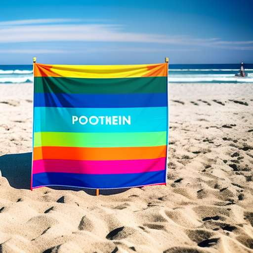 Beach Towels Personalized with Custom Midjourney Designs - Socialdraft