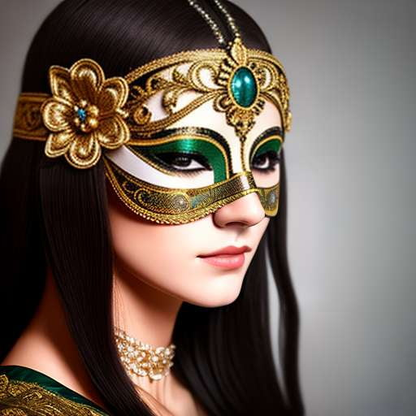 Venetian Masquerade Midjourney Portrait Prompt - Create Customized Masked Portraits - Socialdraft