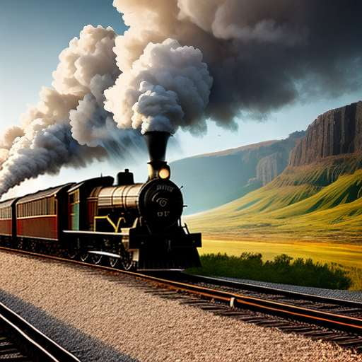 Vintage Train Midjourney Prompt: Create Your Own Classic Railroad Scene - Socialdraft