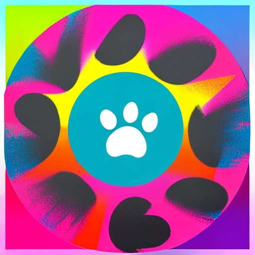 Animal Paw Prints Sticker Sheet - Midjourney Image Generator - Socialdraft