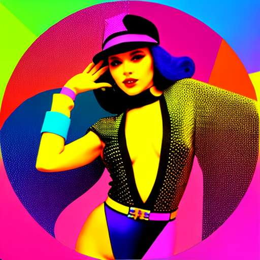 Colorful Studio 54 Outfit Midjourney Prompt - Retro Disco Fashion Image Generator - Socialdraft