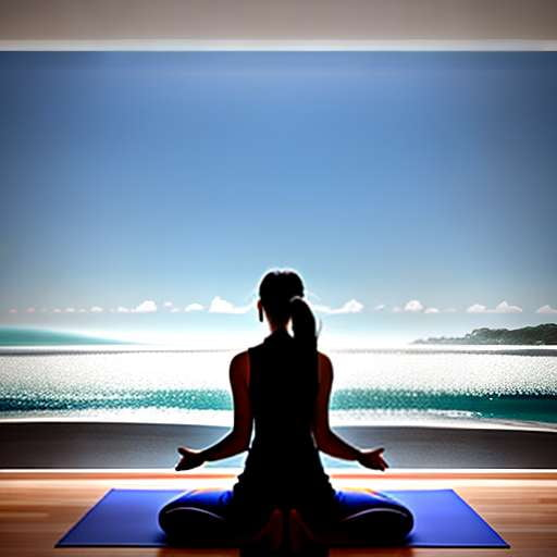 Ocean Yoga Midjourney Prompt - Create Calm with an Ocean View - Socialdraft