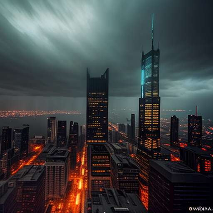 Skyline Apocalypse Midjourney Prompt - Custom Text-to-Image Prompt for Creating Your Own End-of-the-World Scenes - Socialdraft