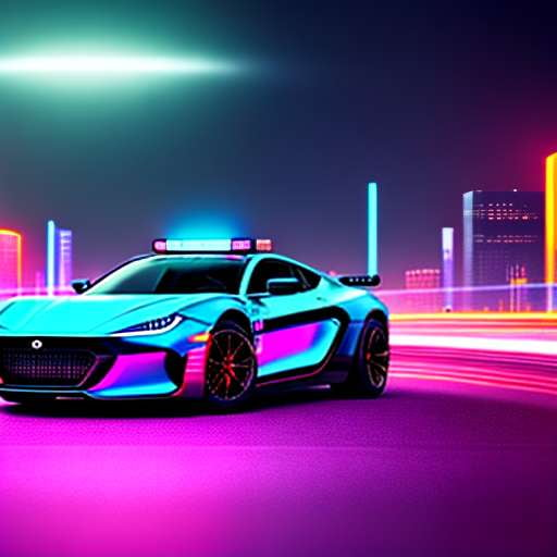 Interactive Police Car Hologram Midjourney Prompt for Creative Visualization - Socialdraft