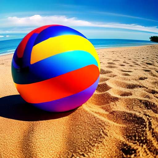 Beach Ball Midjourney Image Prompt for Creative Customization - Socialdraft