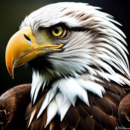 "Customizable Majestic Eagle Portrait Midjourney Prompt" - Socialdraft