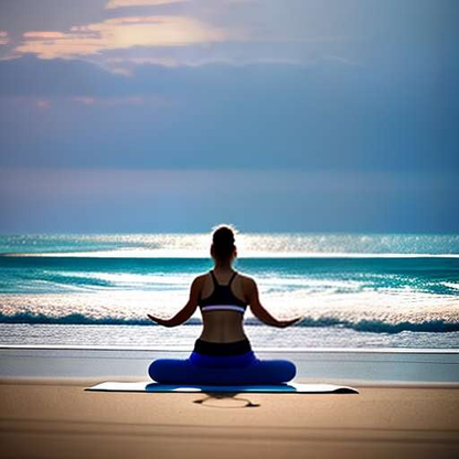 Beach Yoga Midjourney Image Prompt - Create Your Own Zen Moment - Socialdraft