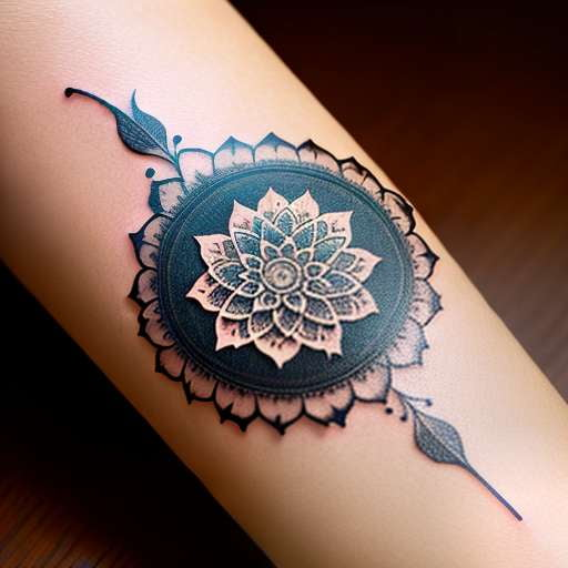 Lotus Mandala Unterbrust | Temporäres Tattoo | Inkster