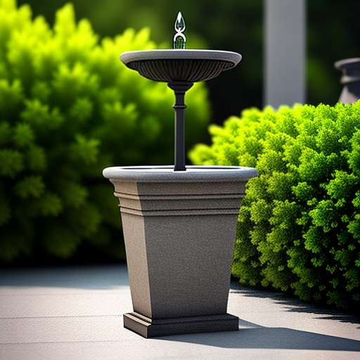 Solar Midjourney Outdoor Urn Fountain Prompt: Create Your Own Customized Water Feature - Socialdraft