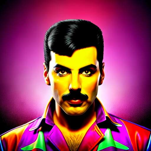 Freddie Mercury Pop Art Midjourney Prompt for Custom Image Creation ...