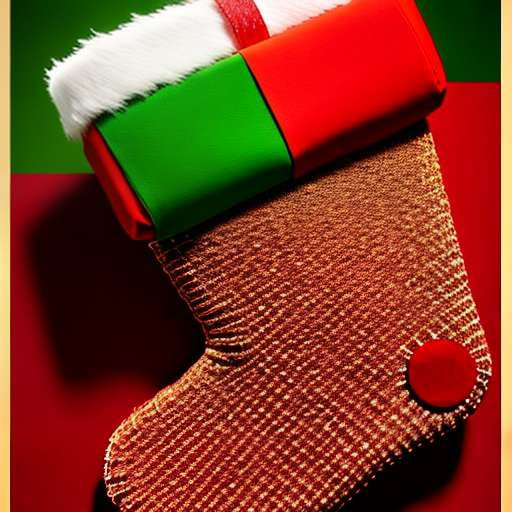 "DIY Christmas Stocking Midjourney Prompt - Customizable Holiday Decor" - Socialdraft