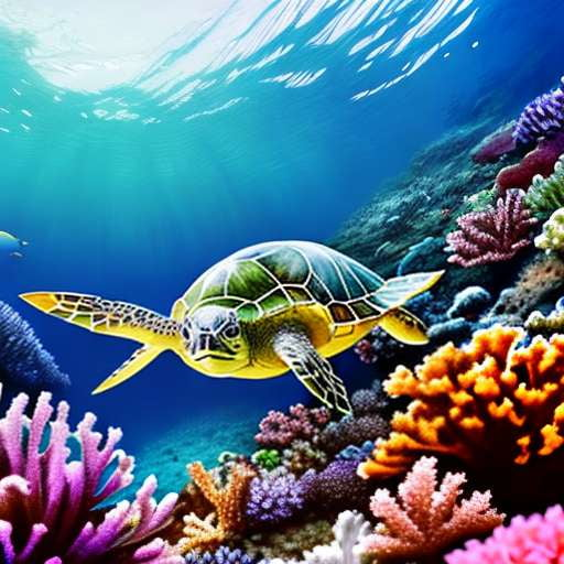 Sea Turtle Midjourney Image Creation Prompt - Socialdraft