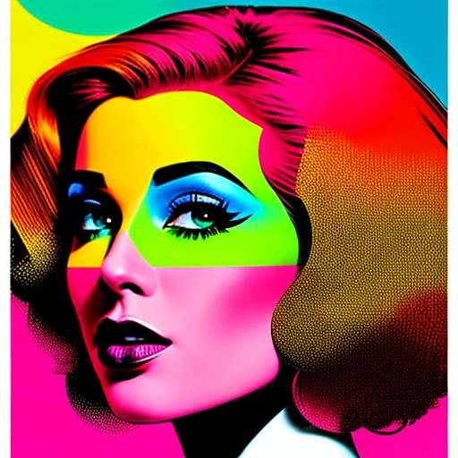 Glam Pop Art Female Midjourney Prompt: Create Your Own Warhol-Inspired Portraits - Socialdraft