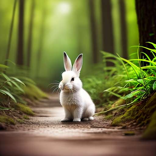 Hiking Bunny Midjourney - Customizable Trail Adventure Prompts - Socialdraft