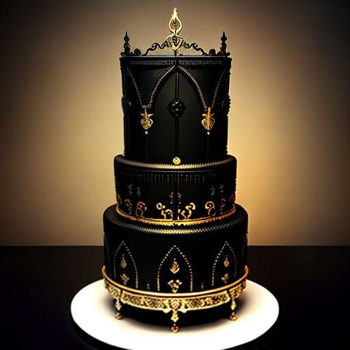 Luxurious Underworld Cake Midjourney Prompt - Text-to-Image Custom Creation by Midjourney - Socialdraft