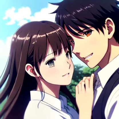 Romantic Anime Close Up - Midjourney Image Generator for Unique Art Prompts - Socialdraft