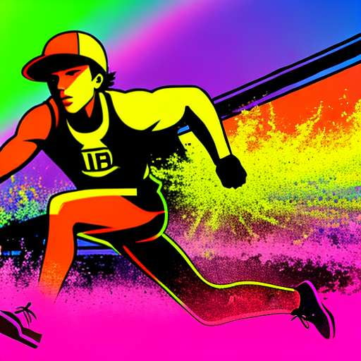 Hurdle Running Club Hat Midjourney Prompt - Customizable Running Hat Image Generation - Socialdraft