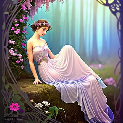Fairy Gown Midjourney Prompt for Digital Art - Create Your Own Custom Fairy Tale Image! - Socialdraft