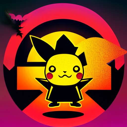 Halloween Pikachu Chibi Midjourney Prompt - Customizable Text-to-Image Creation - Socialdraft