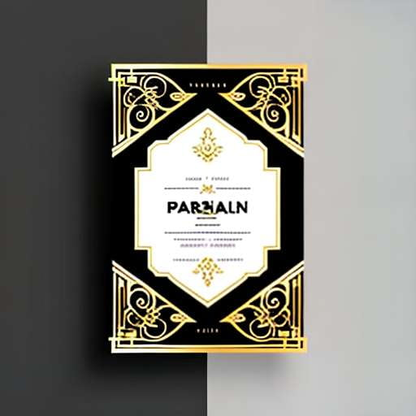 "Parisian High Tea" Midjourney Prompt: Modern Menu Card in French Chic Style - Socialdraft
